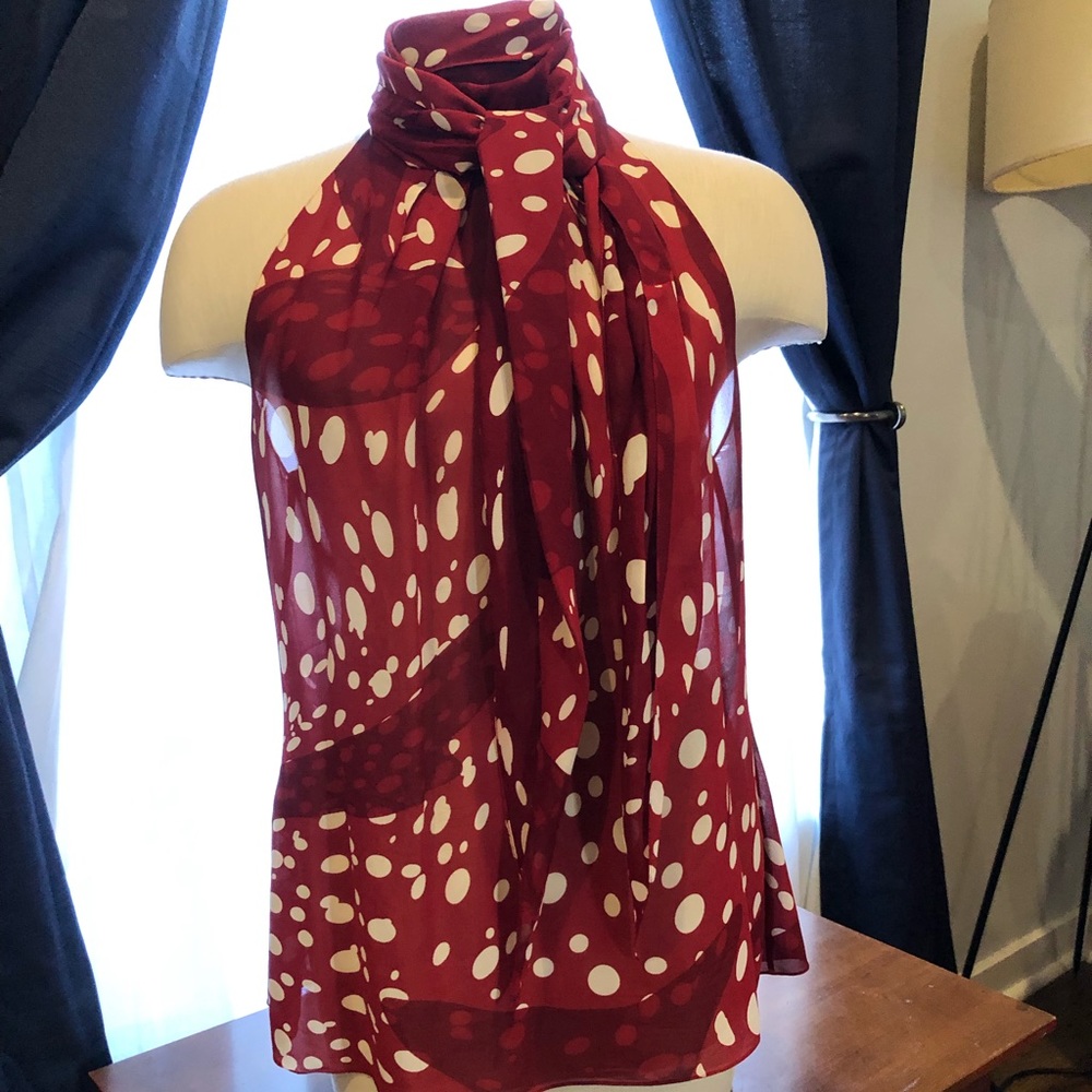 Hermes Hola Flamenca print top